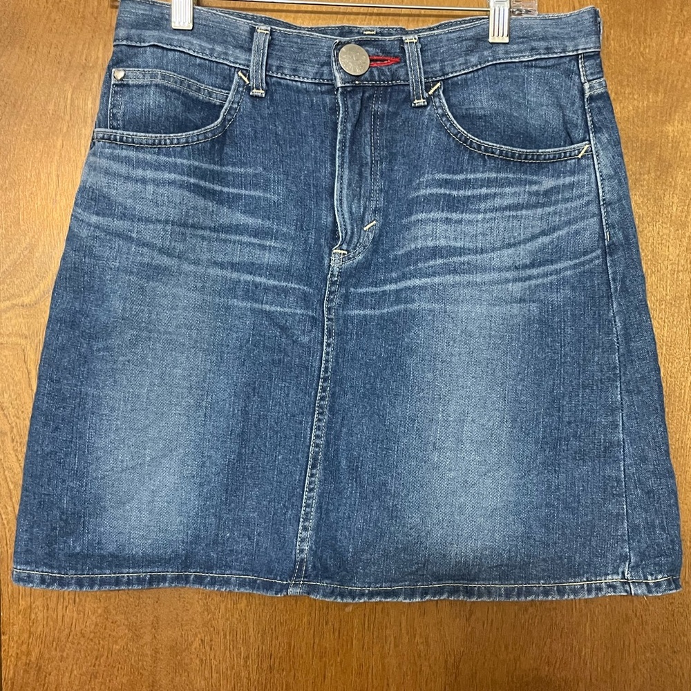 Vintage Denim Miniskirt